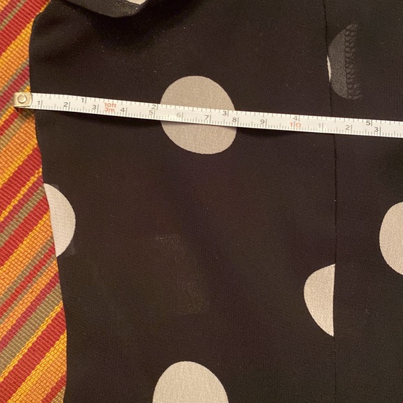 Evan-Picone Polka Dot Button Up Blouse - Picture 9 of 10